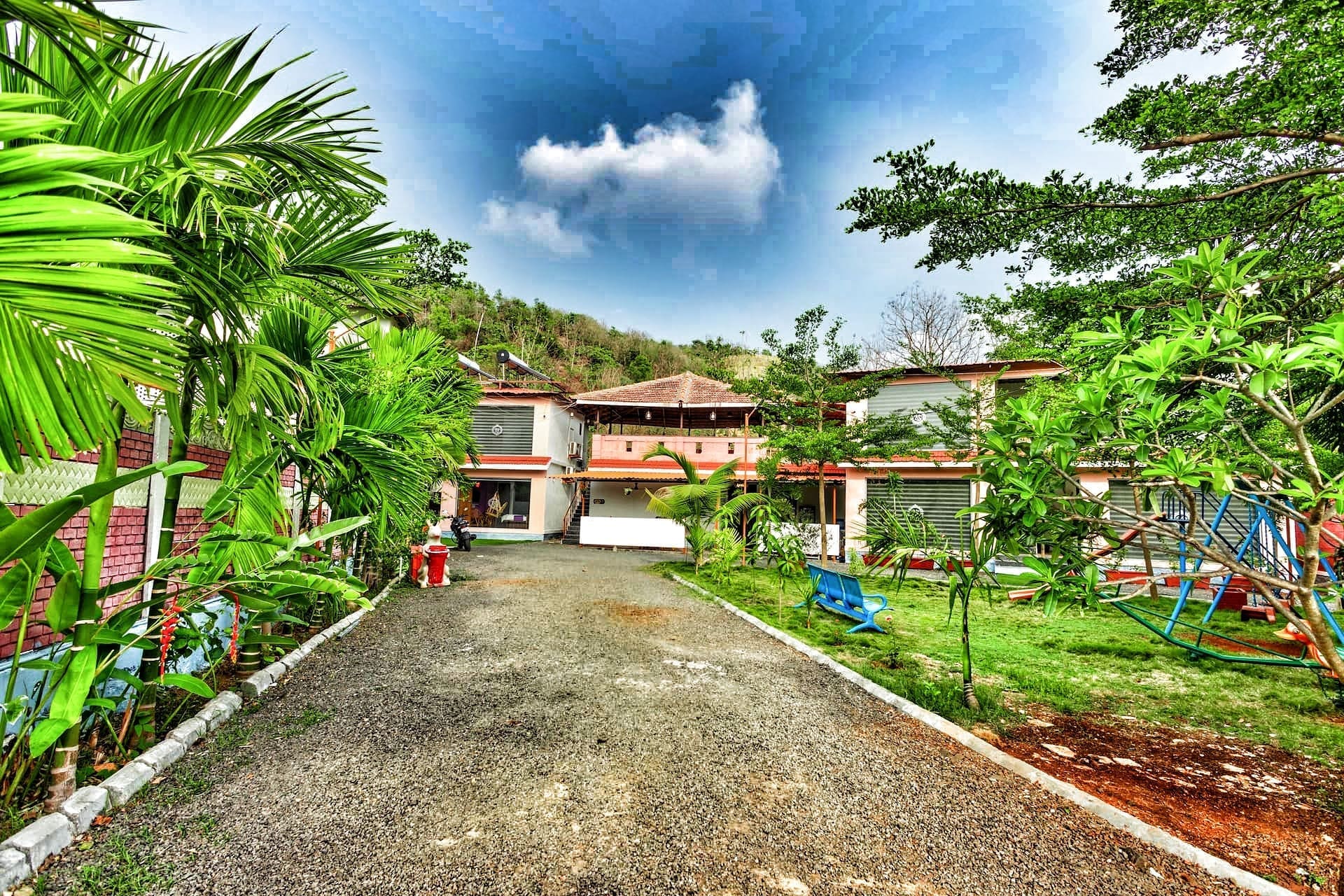 Opulence's resort beautiful back beach